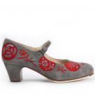 Flamencoschuhe Lunas Bordadas