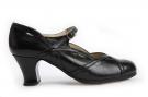 Flamencoschuhe Arco II Schwarz