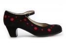 Flamencoschuhe Topos Schwarz