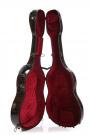 Eastman Gitarrenkoffer aus Fiberglas für Konzertgitarren, Schwarz