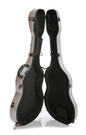 Eastman Gitarrenkoffer aus Fiberglas für Konzertgitarren, silber 