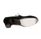 Flamencoschuhe Angelito Wildleder Schwarz Ba