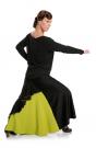 Flamencorock Schwarz Grün