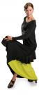 Flamencorock Schwarz Grün