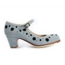 Flamenco-Tanzschuhe Topos Blau/Schwartz