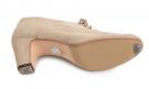 Flamenco-Tanzschuhe Braun Veloursleder