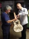 Juan Montes Flamenco-Gitarre 132M blanca