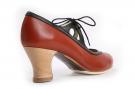 Flamenco-Tanzschuhe Candor Schwarz/Braun