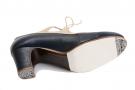 Flamenco-Tanzschuhe Candor Blau/Beige
