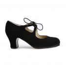 Flamencoschuhe Candor Wildleder Schwarz