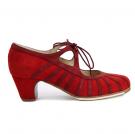 Flamencoschuhe Primor Bordeaux