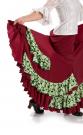 Flamencorock Triana FL Bordeaux/Grün