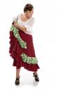 Flamencorock Triana FL Bordeaux/Grün