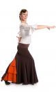 Flamencorock Azabache VII Braun/Orange Größe M