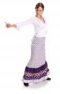 Flamencorock Doña Ana Violett Größe L