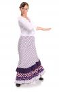 Flamencorock Doña Ana Violett Größe L