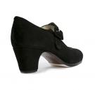 Flamencoschuhe Tablas Wildleder Negro