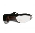 Flamencoschuhe Tablas Wildleder Negro