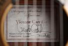 Vicente Carrillo Flamenco Konzertgitarre negra 