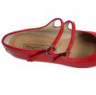 Flamencoschuhe Dos Correas Rotem Leder