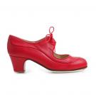  Flamenco-Tanzschuhe Angelito Rot Wildleder 