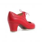  Flamenco-Tanzschuhe Angelito Rot Wildleder 