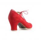 Flamenco-Tanzschuhe Candor Wildleder Rot