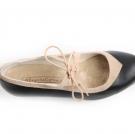 Flamenco-Tanzschuhe Candor Schwarz/Beige Veloursleder