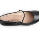 Flamenco-Tanzschuhe Salon Correa schwarzes Leder