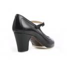 Flamenco-Tanzschuhe Salon Correa schwarzes Leder