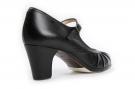 Flamencoschuhe Plisado Schwarz