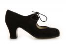 Flamencoschuhe Angelito Wildleder Schwarz Ca