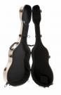 Eastman Gitarrenkoffer aus Fiberglas für Konzertgitarren, Weiß
