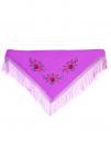 Manton 150 x 70 Schal violett bestickt