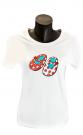 T-Shirt Flamenco weiß Größe M + L