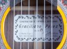 Graciliano Pérez oval Flamenco Gitarre