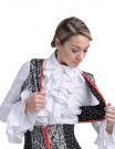 Flamenco weiße Bluse bestickt von La Tate