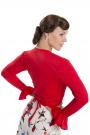 Flamencobluse Rot